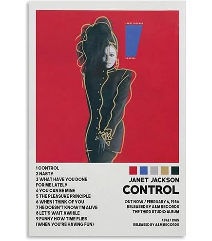 Amazon.com: IVNE HY5V Janet Jackson All for You Canvas Poster Wall
