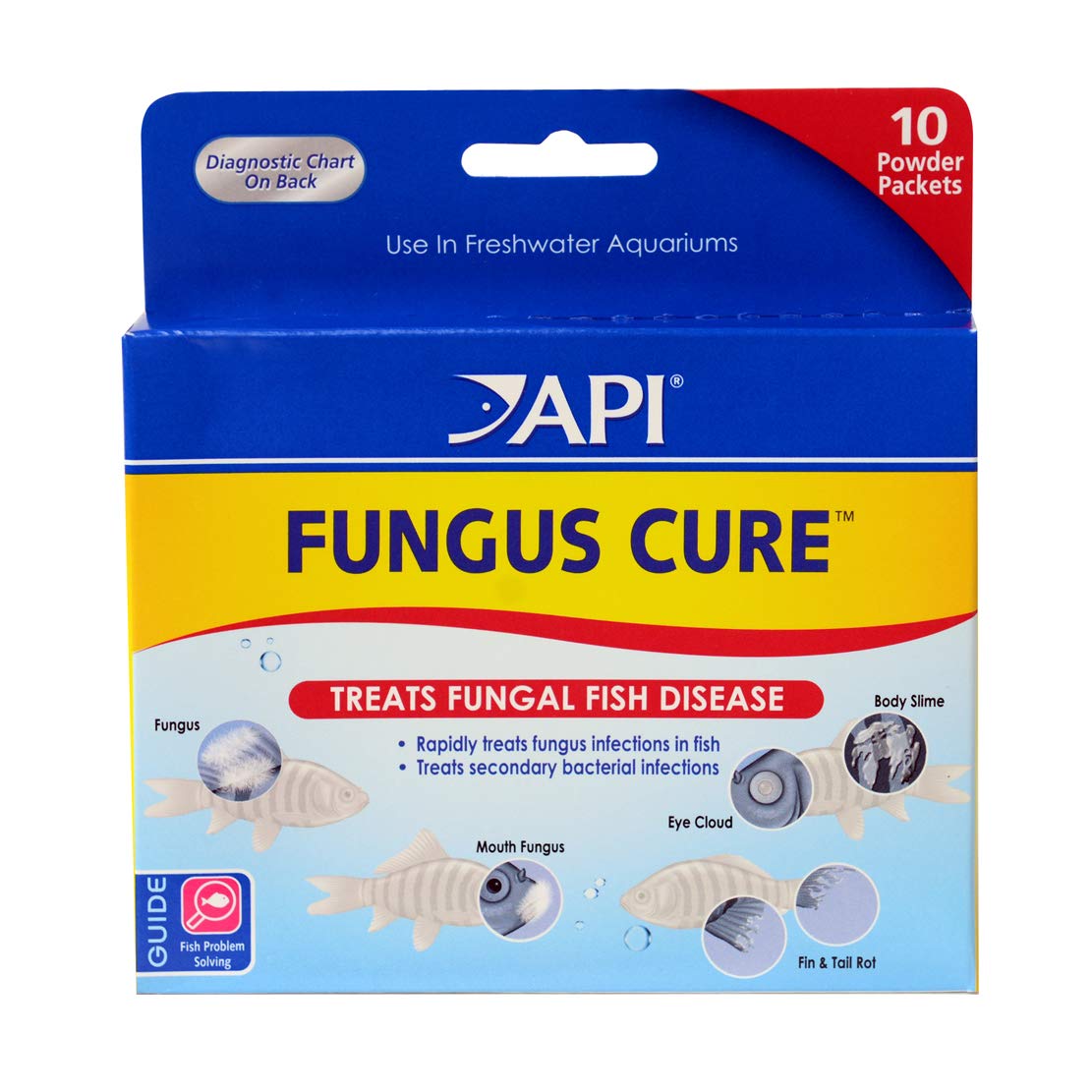 API FUNGUS CURE Freshwater Fish Powder Medication 10Count Box Buy Online in United Arab