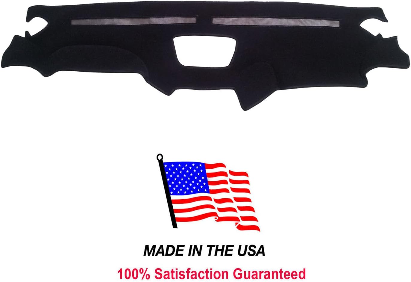 PRC 2011-2014 Jeep Wrangler Dash Cover Carpet JE104 (Black)