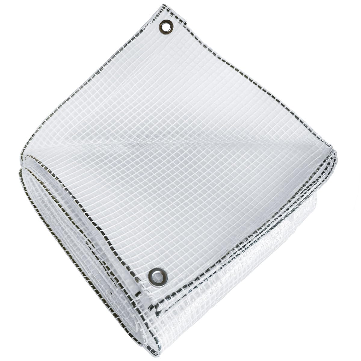 Tarpaulin for Wood Logs, 170 g/m² 4 x 3 m, Transparent for Outdoor use, Covers Wood