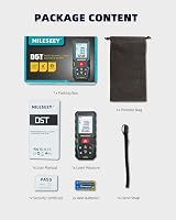MiLESEEY D5T Laser Distance Meter 50M with 2 Spirit Bubbles, ±2mm view 9