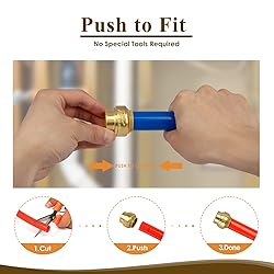 12-Pack 1/2" Push to Connect End Cap for