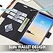 ProCase Galaxy Note 8 Wallet Case, Folio Folding Wallet Case Flip Cover Protective Case for Galaxy Note 8 2017 Release, with Card Holder Kickstand -Black
