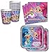 Tableware Kit for 16 Shimmer and Shine Birthday Party Supplies Plates, Napkins, Cups