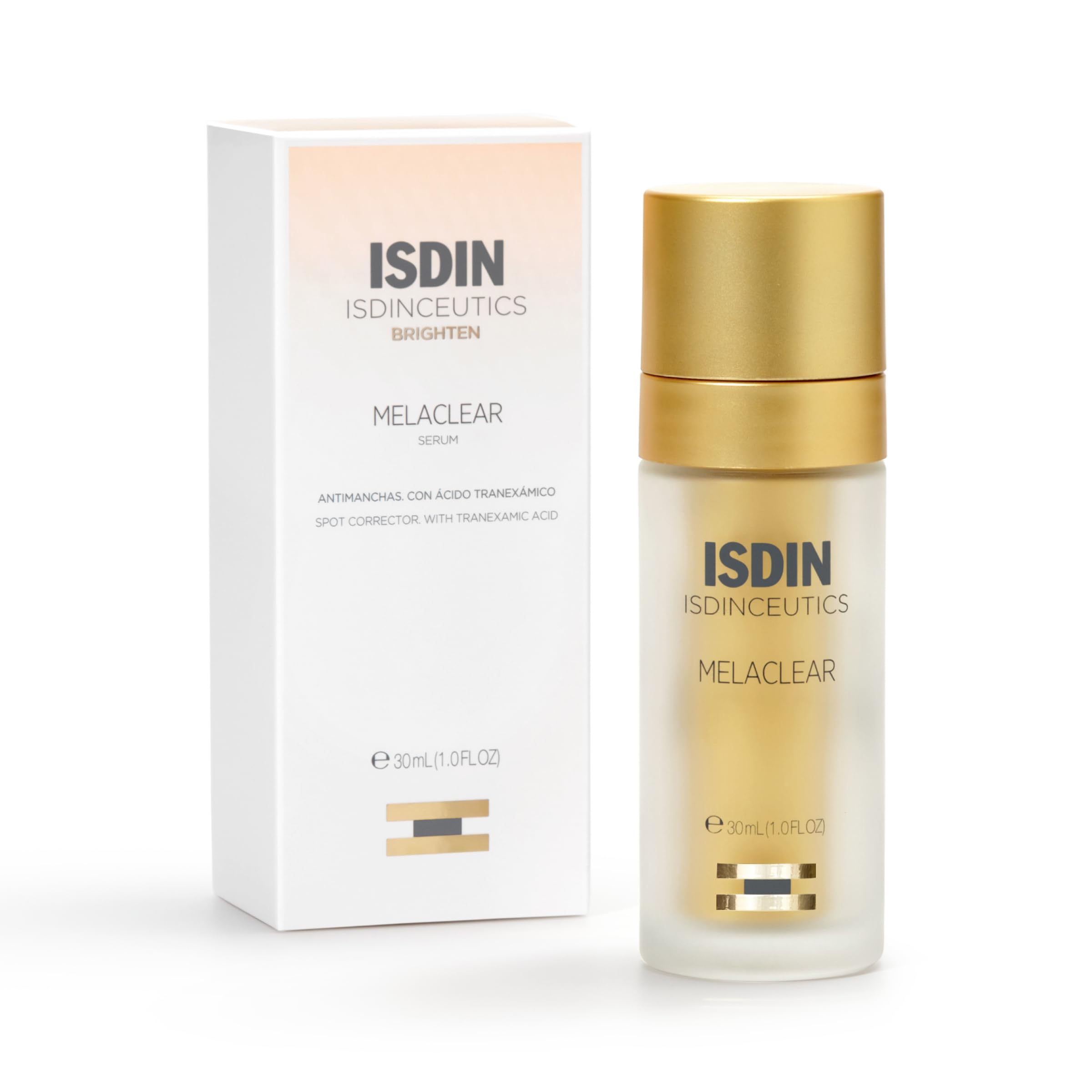 ISDIN Isdinceutics Melaclear, Anti-Spot Facial Serum, 71% Reduction of Spots and Visible Results in 14 days, 30 ml