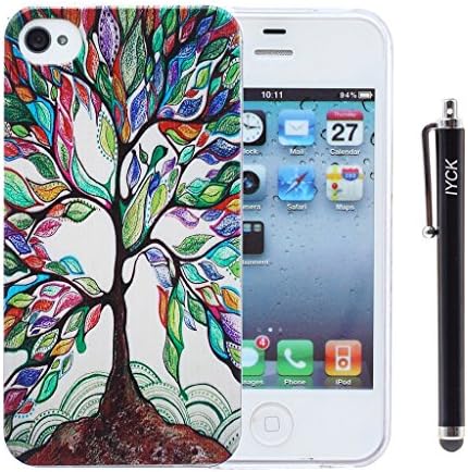 iPhone 6 Plus Case, iPhone 6S Plus Case, iYCK Soft TPU Crystal Clear Flexible Slim Thin Bumper Rubber Gel Protective Shell Back Skin Case Cover for iPhone 6 / 6S (5.5) - Tree and Leaf