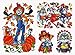 Thanksgiving and Fall Leaves Window Clings Decals Decorations Kit