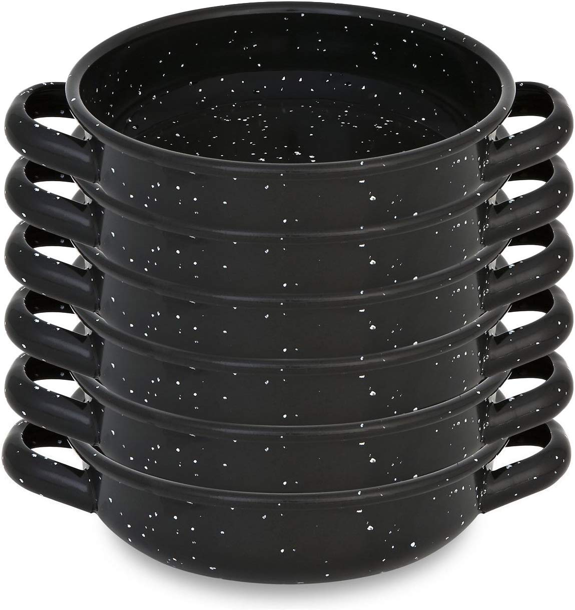 Menax - Mini Casserole - Mini Pan - Stewpot - Non-Stick Steel - 6 Piece Set - Ø 16 cm