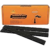 EOTH 1/2 oz（0.5oz） Black Adhesive Wheel Tire Weights, 72 oz Pack（144PCS） Suitable for Cars, Trucks, Off-Road Vehicles and Mot