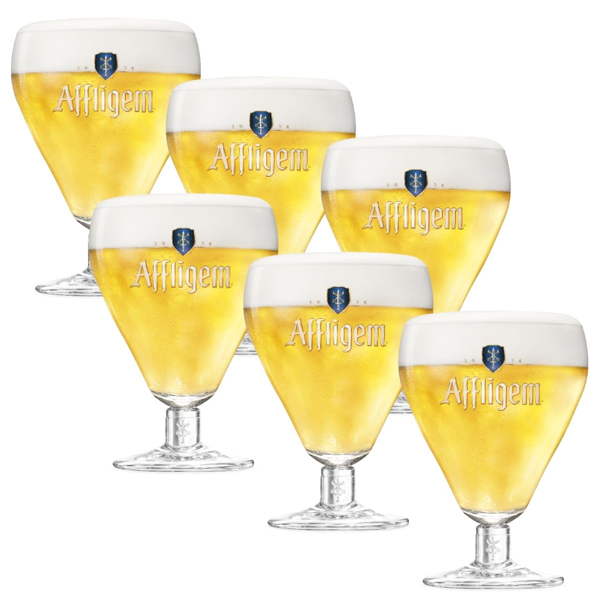 AFFLIGEM Set of 6 Beer Glasses 30cl