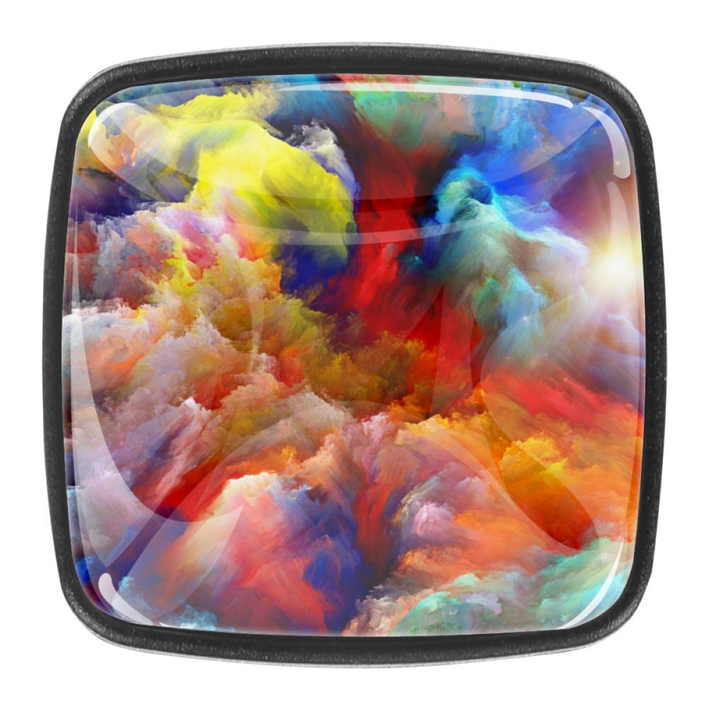 Schrankknöpfe und Griffe, bunte Nebel, für Küchenschränke, Schränke