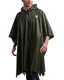 Hurley Adult Unisex Rain Poncho – Packable Hooded