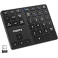 MOFII Bluetooth Number Pad for Laptop - Black Wireless Numeric Keypad 35 Keys USB-C Rechargeable Numpad, Accounting Portable Financial Data 10 Key for Laptop/PC/Desktop/Notebook/Surface Pro