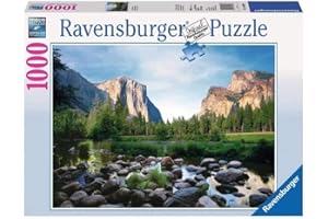 Ravensburger Yosemite Valley 1000 Piece Jigsaw Puzzle for Adults – Every Piece is Unique, Softclick Technology Means Pieces Fit Together Perfectly,Multicolor,Pack of 1