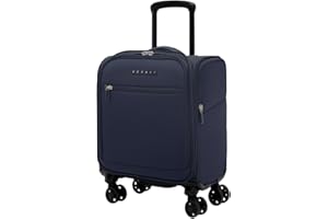 Verage Underseat Carry On Luggage with Wheels & USB Port,14 inch Wheeled Spinner Carry-on Luggages Bags for Airlines, Lightweight Overnight Suitcase for Men Women (14-Inch Compact Underseat Pro)