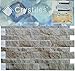 Crystiles Peel and Stick DIY Backsplash Tile Stick-on Vinyl Wall Tile, Perfect Backsplash Idea for Kitchen n Bathroom Décor Project, Weathered Slate, Item #91010862, 10