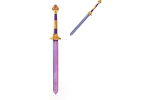 VABAO Purple Sword Cosplay Costume Prop Dagger Sword Anime Props, Purple Sword for Halloween & Collectible