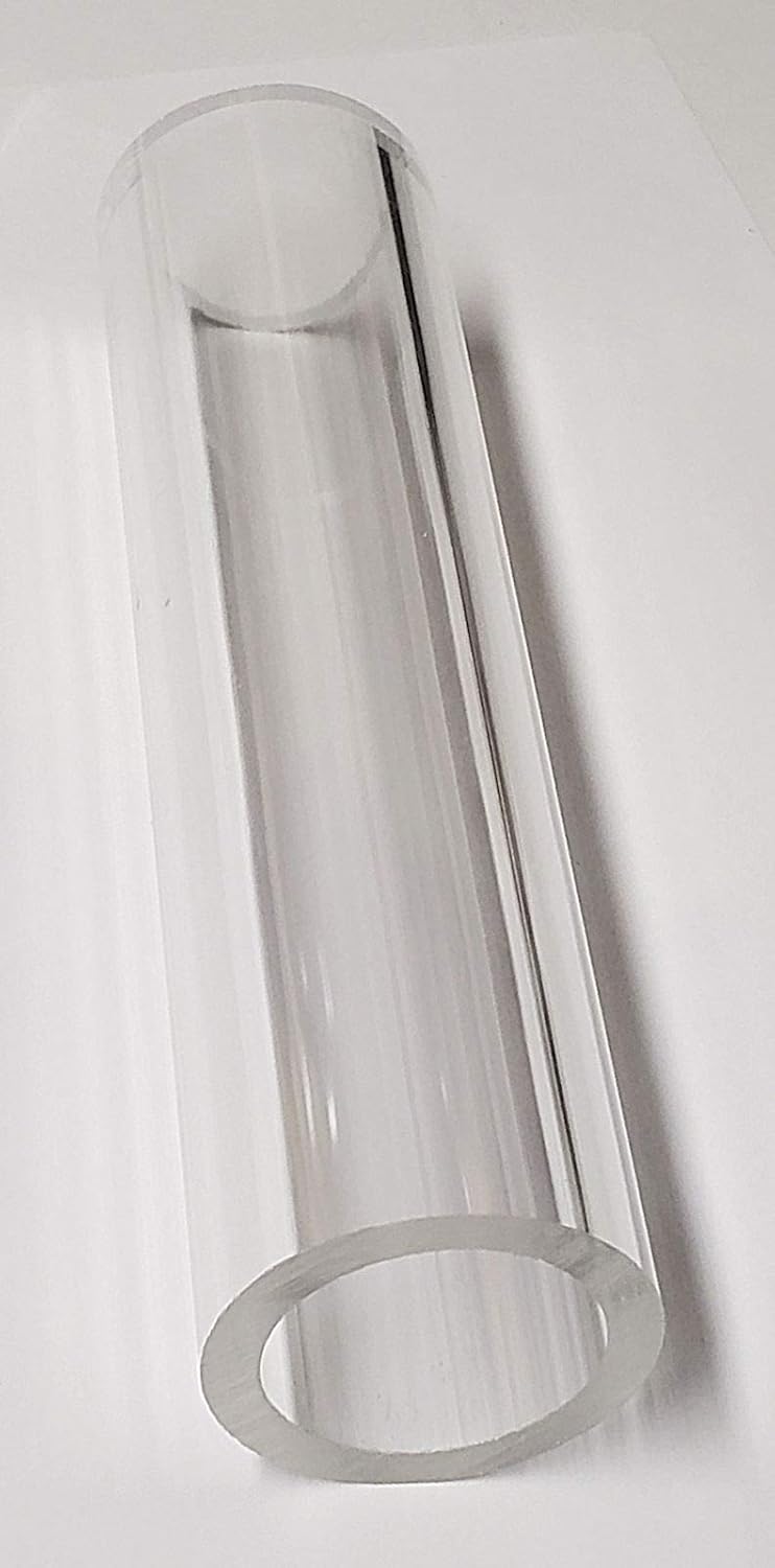 1 Pc 2” OD x 1 1/2 ID x 8 INCH Long Clear Acrylic PLEXIGLASS Lucite Tube Heavy 1/4 Wall Tubes 1 Pc 2” OD x 1 1/2 ID x 8 INCH Long Clear Acrylic PLEXIGLASS Lucite Tube Heavy 1/4 Wall Tubes