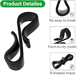 Etopgo 120pcs Mini Gutter Hooks S Clips for String Lights Outdoor view 3