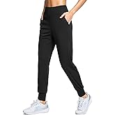SANTINY Women's Joggers Pants with Pockets Lightweight High Waisted Athletic Gym Workout Pants for Women Yoga Travel