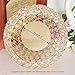 VINCIGANT Gold Crystal Bowl Candle Holders Centerpieces for Dining Room Table/Decoration Candelabra/Gift Boxed/8 Inches Diameter