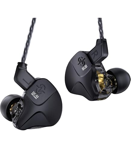 CCZ DC01 PRO In-Ear Monitor Headphones - Ultrastrong Bass Gaming Earbuds With V-Shape Tuning