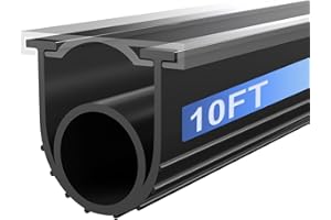 Garage Door Seals Bottom Rubber - Jobon 10 Ft Universal U+O Weatherproofing Garage Door Weather Stripping Bottom Seal Replacement Fits Most Standard Garage Doors, Easy Installation