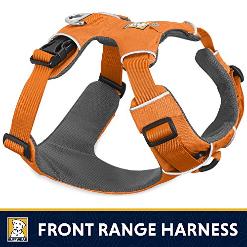 RUFFFWEAR Ruffwear - Front Range No-Pull Dog Harness with Front Clip, Orange Poppy (2017), XX-Small