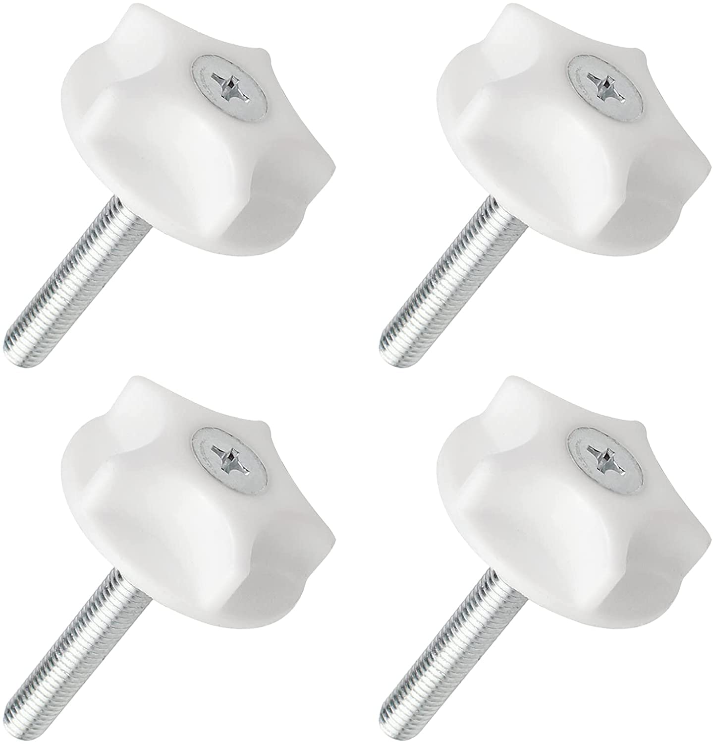 4 Pcs Headboard Fixings Bolts - M8 Heavy Headboard Screws and Washers for Divan Beds Fittings, Bolt Fittings to Keep the Headboard Fixed, Simple Installation and Firm Fixation II wancala