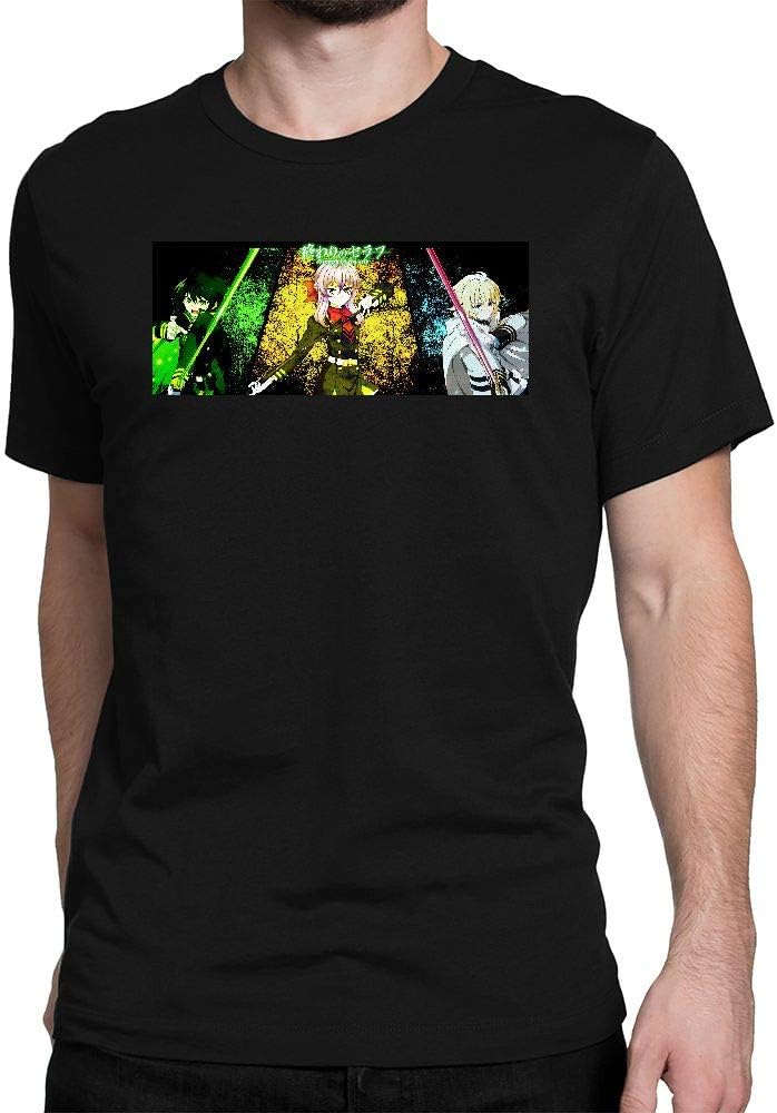 GOOD COME FROM Men's Owari No Seraph 3 Short Sleeve T Shirt