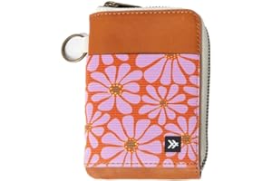 Thread Wallets RFID Blocking Leather Zip Wallet with Card Holder for Men and Women (Emmeline)