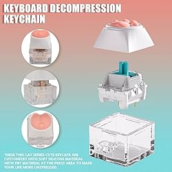 YIMAGUJRX 4 Pcs Keyboard Fidget Toy, Keyboard