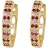 Set De Bijoux Femme Collier + Boucles D’oreilles Ambre Artificiel - Style Rond, Couleur Dorée - 12