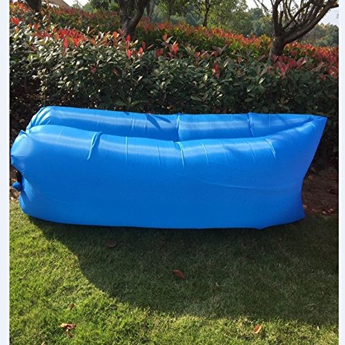 Inflatable Lounger Chair with Travel Bag Air Sofa Bed Hangout for Travling Hiking Camping Pool Beach Party Christmas Gift Bule 94"27"