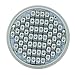 [Pack of 4] Lvjing 3W E27 Led Plant Grow Light Lamp, 60pcs 2835SMD, 44Red 16Blue LED, for Indoor Plants Garden Greenhouse Hydroponic System Kit, AC85~265V