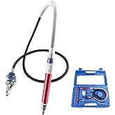 QWORK Air Micro Grinder, 1/8" Mini Pencil Polishing Cutting Tool Pneumatic Pencil Die Grinder, 65000 RPM Free Speed