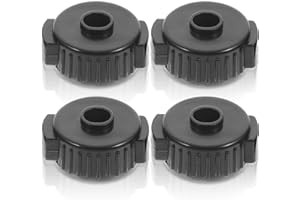 GLSTOY 4pcs Black Quick Release Cymbal Nuts Universal Drum Fixing Nuts for Hi-hat Stand Drum Replacement