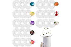 Demissle Replacement Fragrance Disc Towel Warmer Bucket Fragrance Scented Pads, 8 Flavors (24 Pcs)