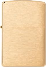 Zippo Windproof Lighter Brushed Brass Base Model Refillable Made in USA view 4