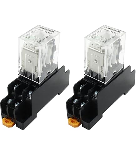 Relais électromagnétique HH52P 12V DC – Relais DPDT 8 Broches, 5A 240V AC / 28V DC, Usage Général - 12