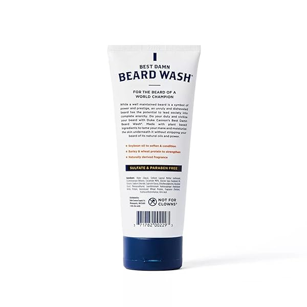 DUKE CANNON BEARD WASH – BEST BEARD WASH 6 FL. OZ.