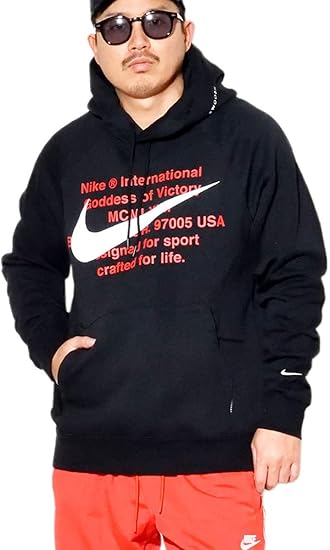 Amazon ナイキ パーカー メンズ 大きいサイズ スウェット 裏起毛 Usaモデル Nsw スウッシュフーディープルオーバー 並行輸入品 トレーナー パーカー 通販