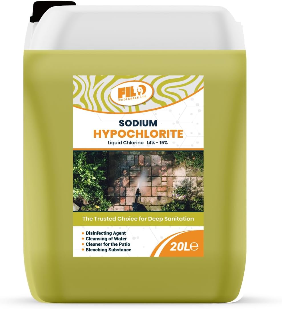 FILO High Strength Sodium Hypochlorite 20L Patio & Brick Cleaner