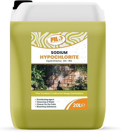 FILO High Strength Sodium Hypochlorite 20L Patio & Brick Cleaner
