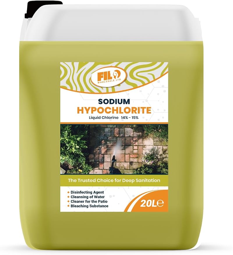 FILO High Strength Sodium Hypochlorite 20L Patio & Brick Cleaner