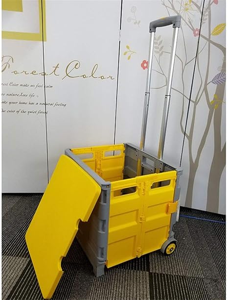 Amazon ショッピングカート 調節可能な高さのハンドルが付いている折り畳み式および折りたたみ可能な実用的なカートが付いている食料品の買物車 折り畳み式カート 色 D12 サイズ 38x42x99 Chengminh ショッピングキャリー 通販