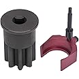 9U-7227 Injector Height Tool Diesel Engine Injector Timing Fixture Replacement for Caterpiller 3406E C-15 C-16 and Engine Barring Socket 9S9082 Replacement for Caterpillar 3200 3406 Series & Mack