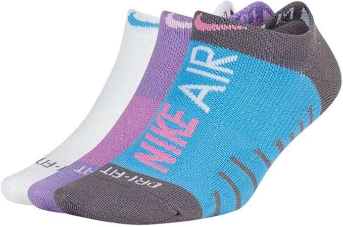 white and purple nike socks