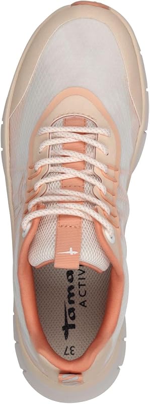Damen 1-23767-44, Ténis femininos, pêssego, 39 EU