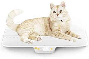 MINDPET-MED Digital Pet Scale, Baby Scale, with 3 Weighing Modes(kg/oz/lb), Max 220 lbs, Capacity with Precision up to 0.02lb